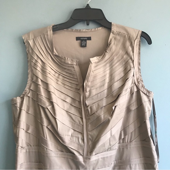 New Alfani Sleeveless Sheath Dress Size 16 - Picture 7 of 9